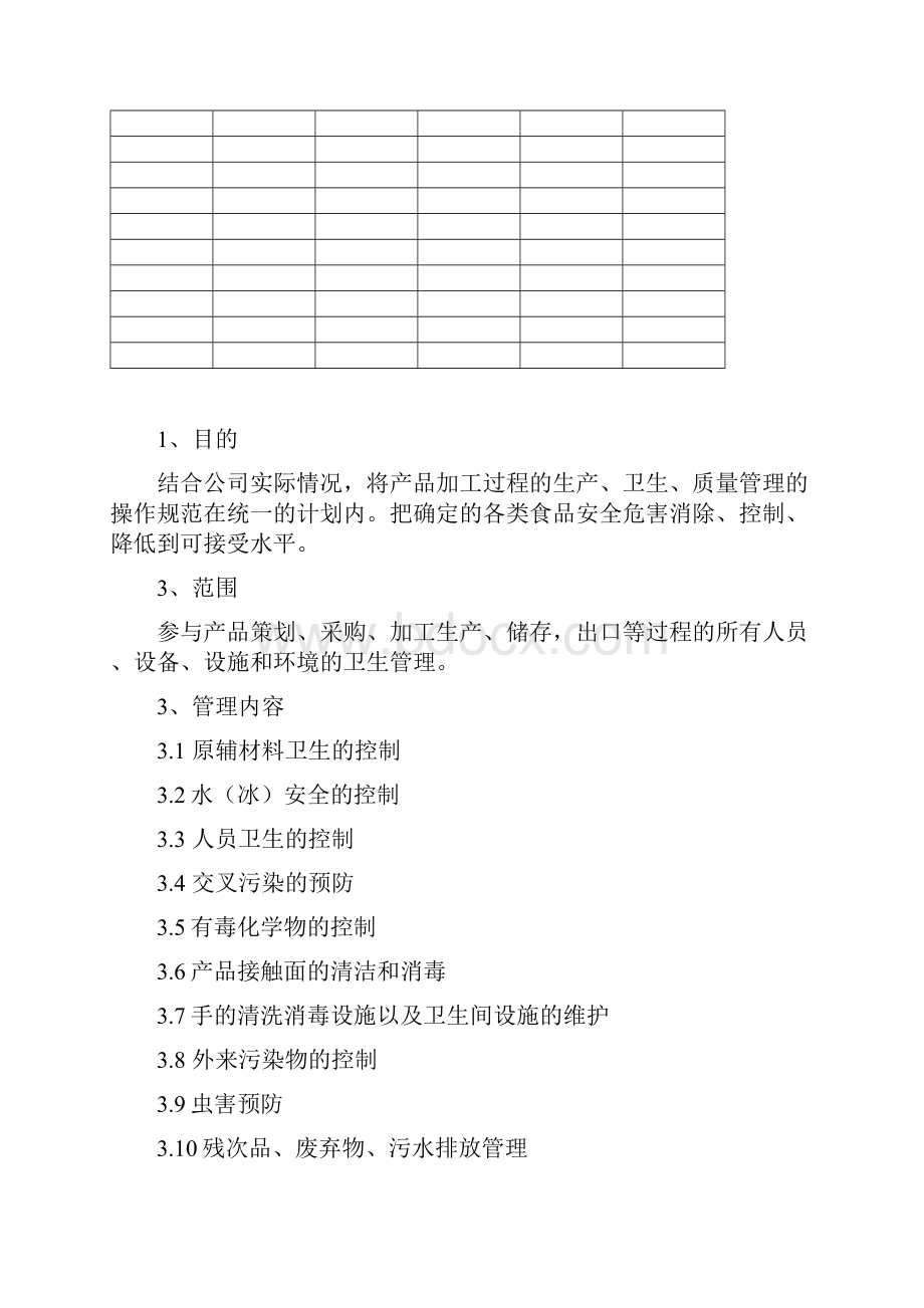 操作性前提方案OPRP雪汇食品.docx_第2页