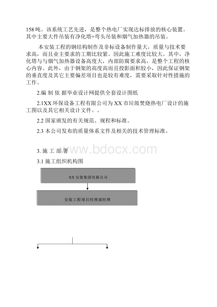 垃圾焚烧热电厂烟气净化系统安装工程施工组织设计.docx_第2页