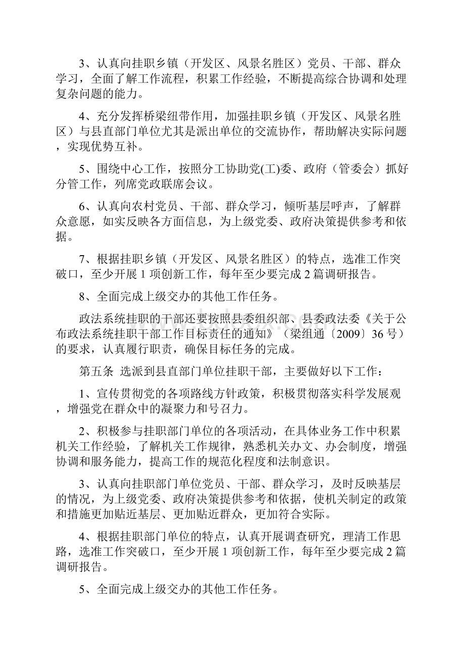 挂职干部管理考核办法.docx_第2页