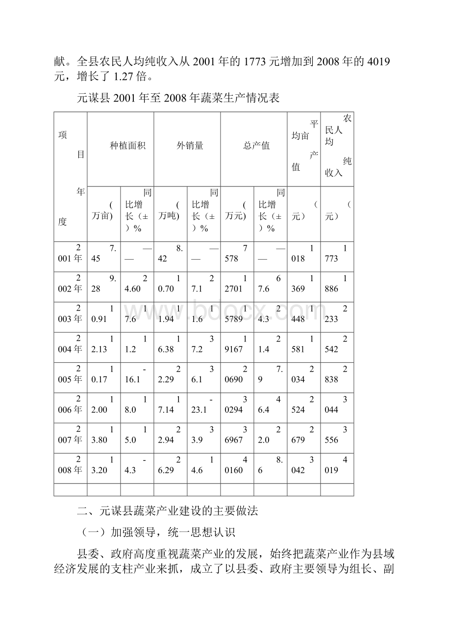 元谋县蔬菜产业发展现状及对策建议.docx_第3页