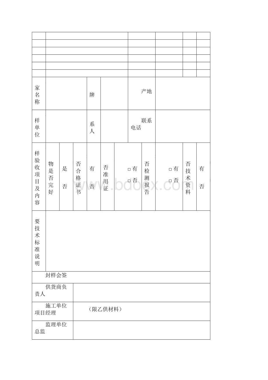 工程材料封样管理制度V附表.docx_第3页