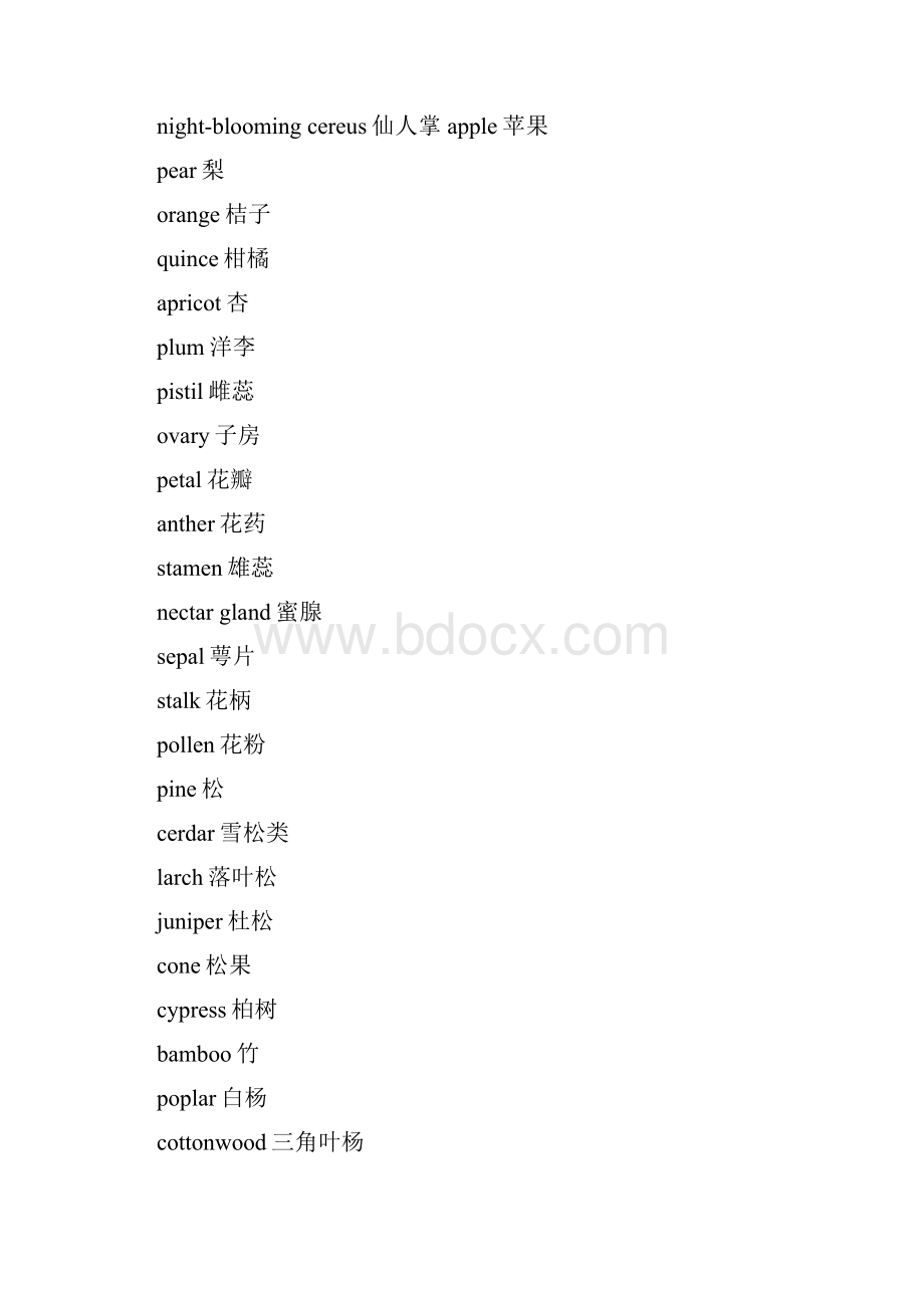 常见植物英文单词.docx_第3页