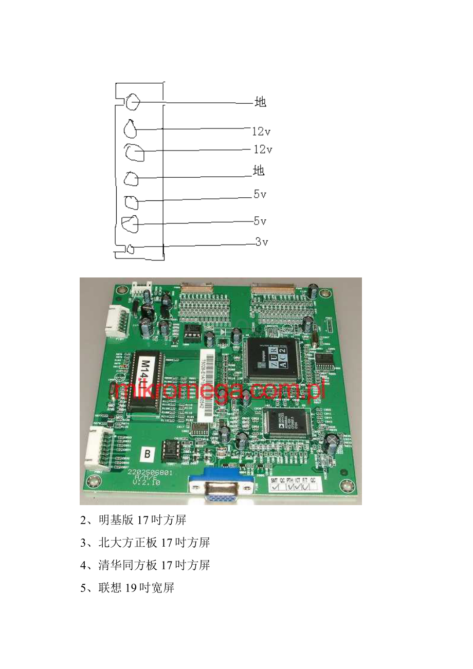 液晶显示器各接口的定义.docx_第3页