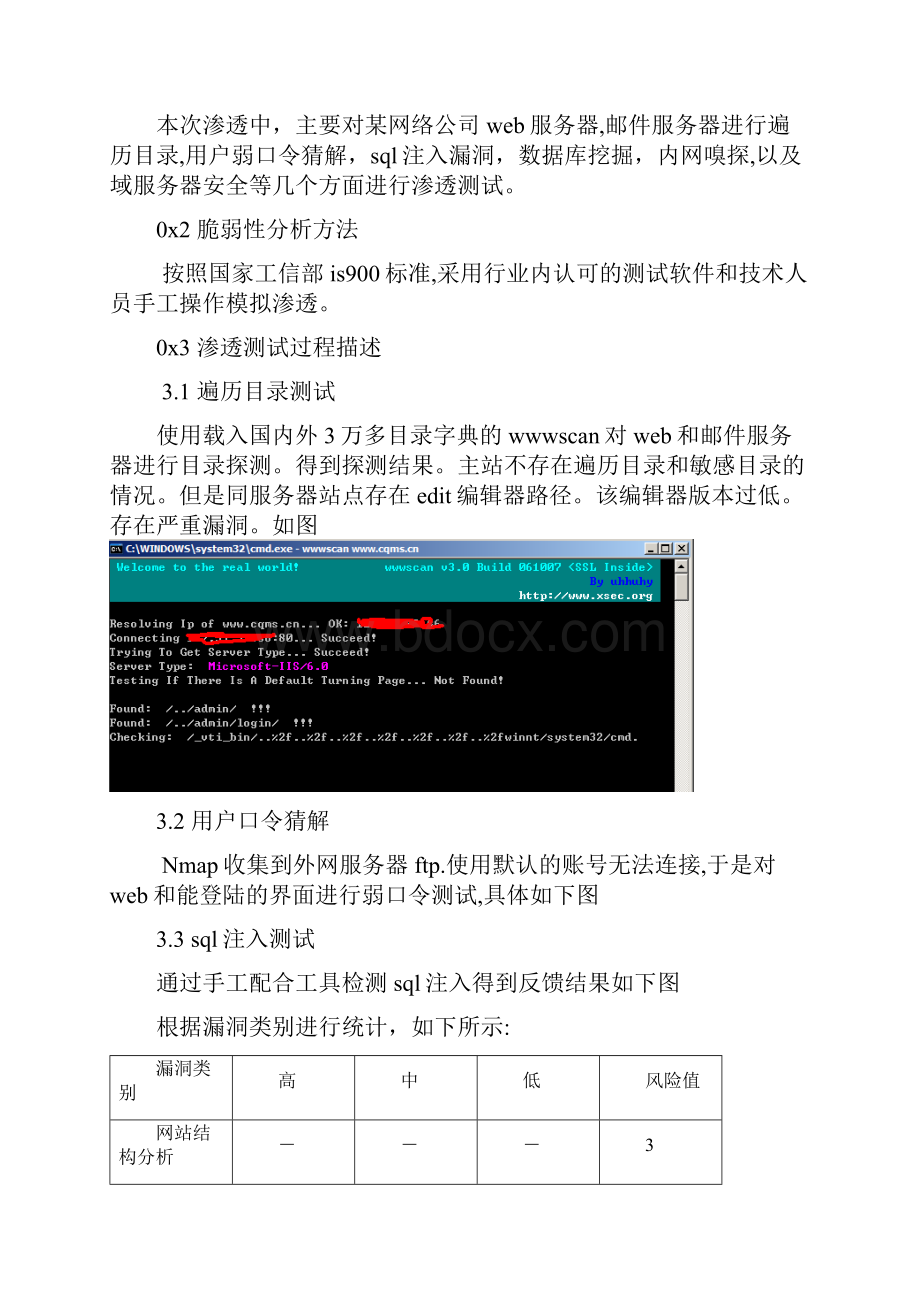 渗透测试的报告之欧阳治创编.docx_第2页