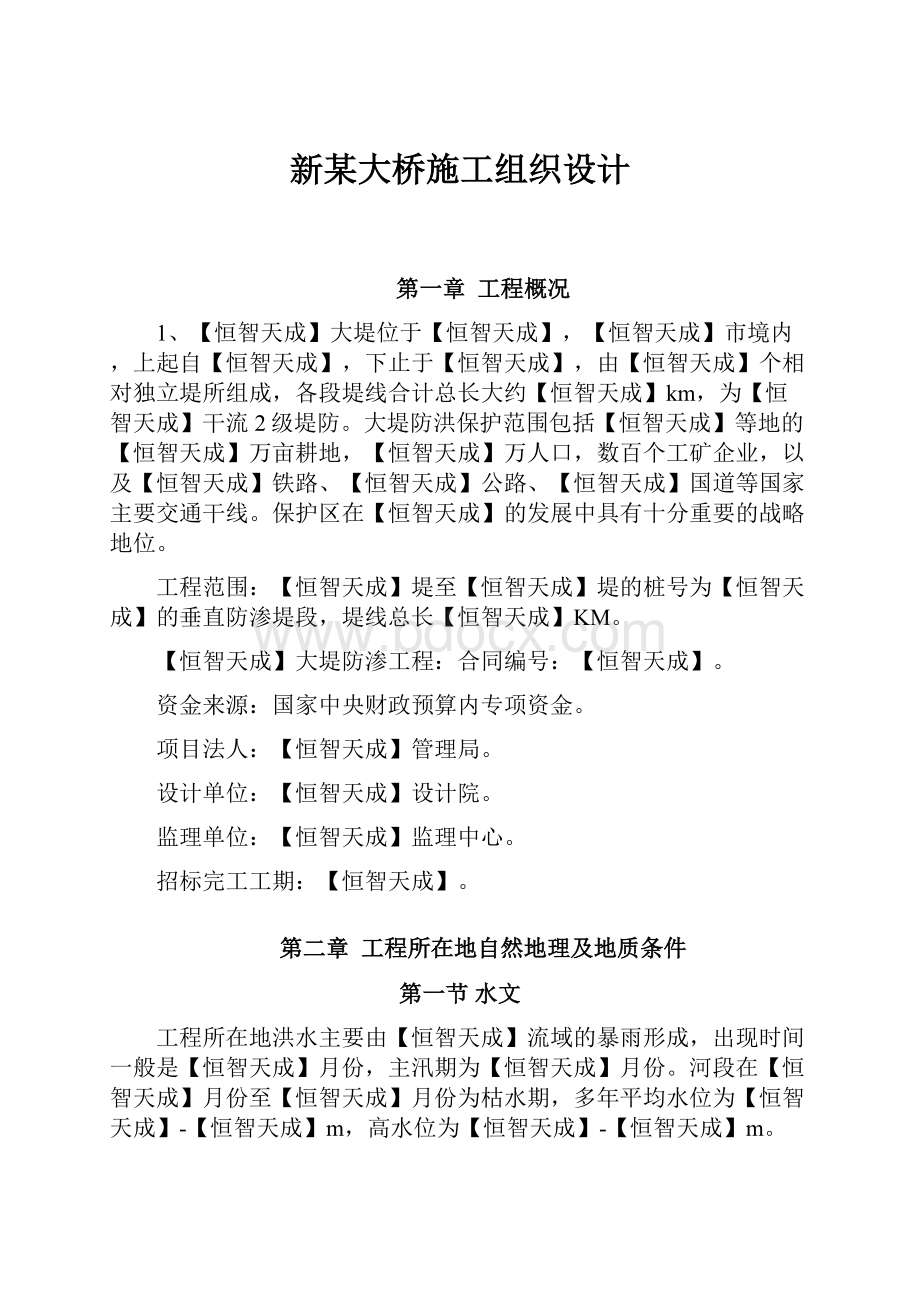 新某大桥施工组织设计.docx