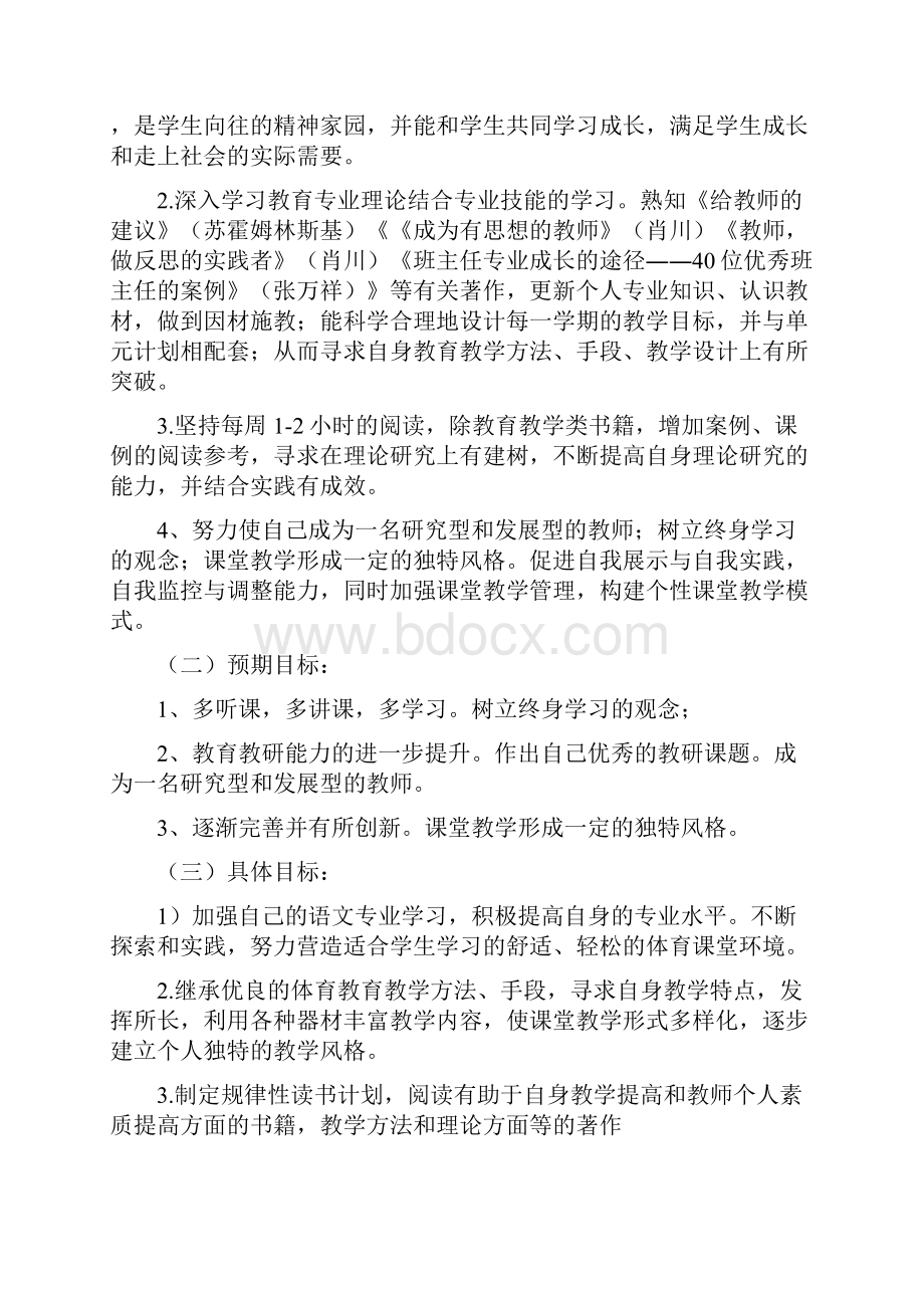 教师职业发展计划.docx_第2页