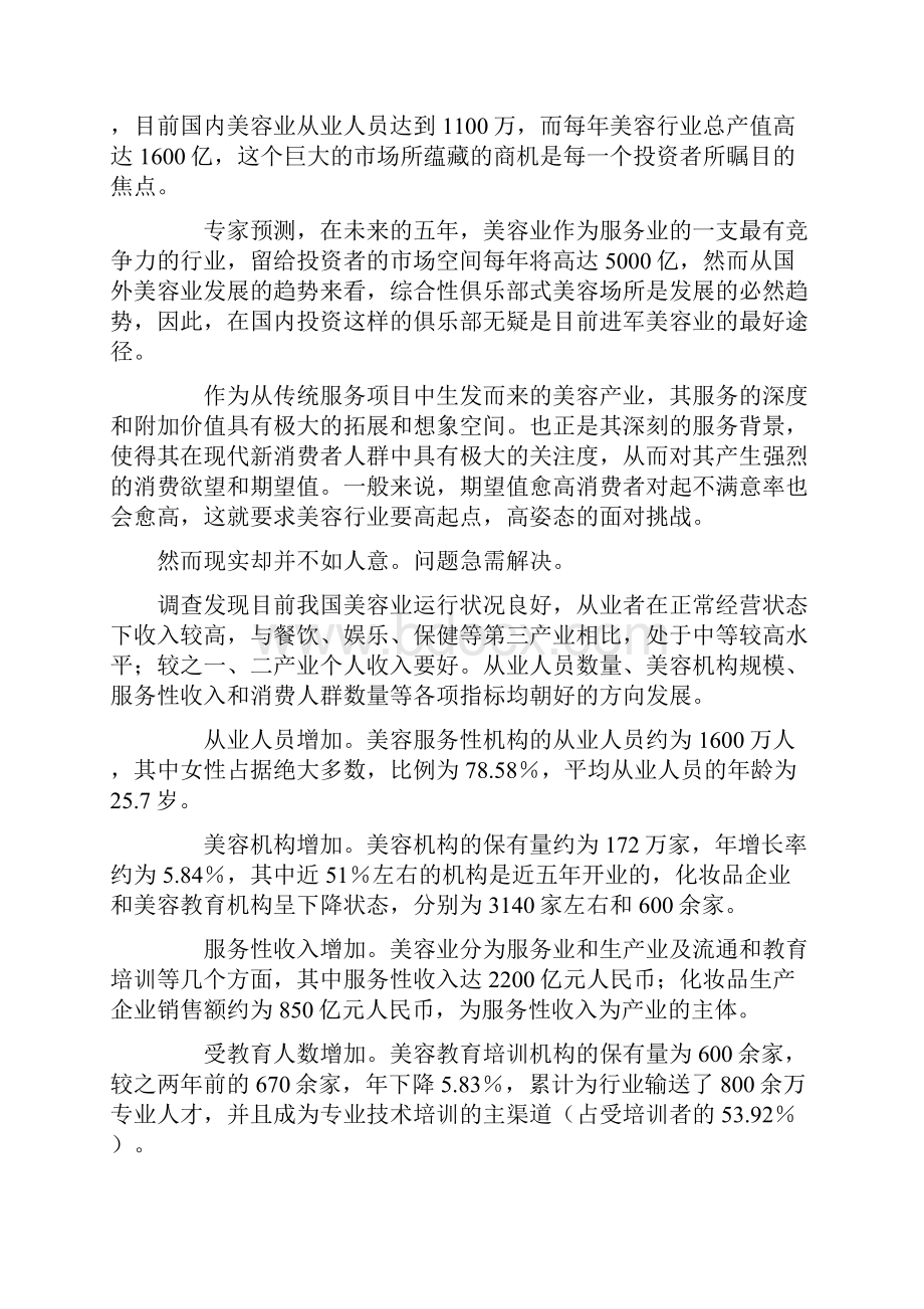 中国美容行业分析报告.docx_第3页