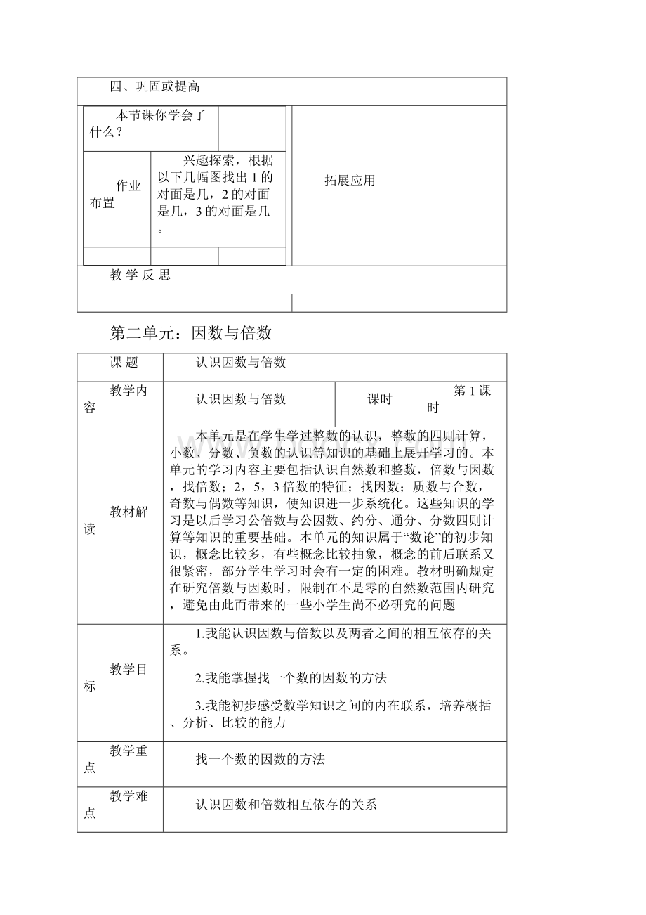 最新人教版五年级数学下册集体备课教案.docx_第3页