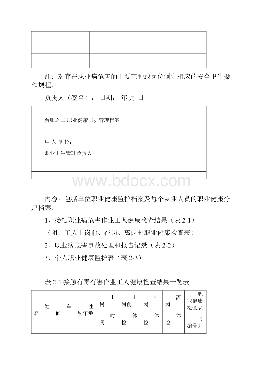 职业健康管理七大台账之令狐文艳创作.docx_第3页