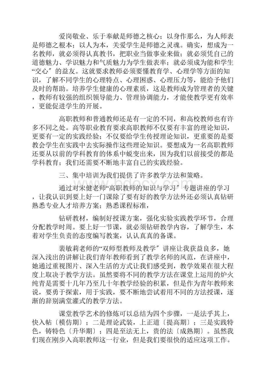 大学教师新进教师培训心得心得报告.docx_第3页