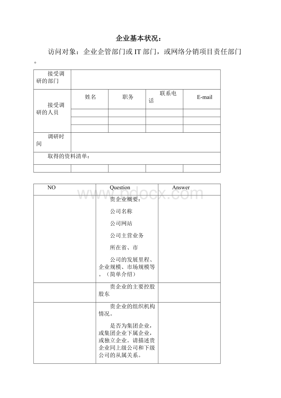 售前需求调研报告模板.docx_第2页