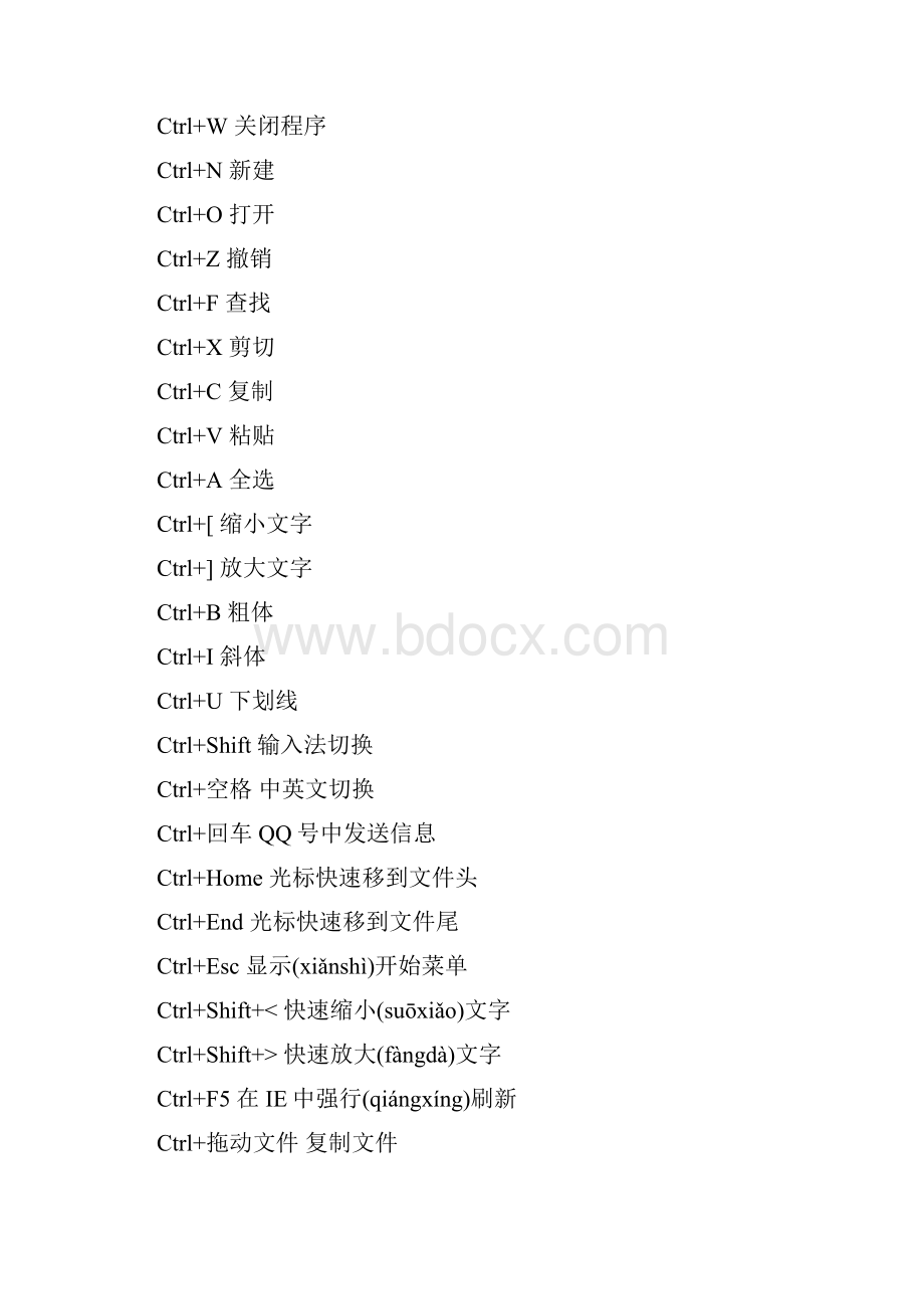 电脑快捷键使用发方法大全共22页.docx_第2页