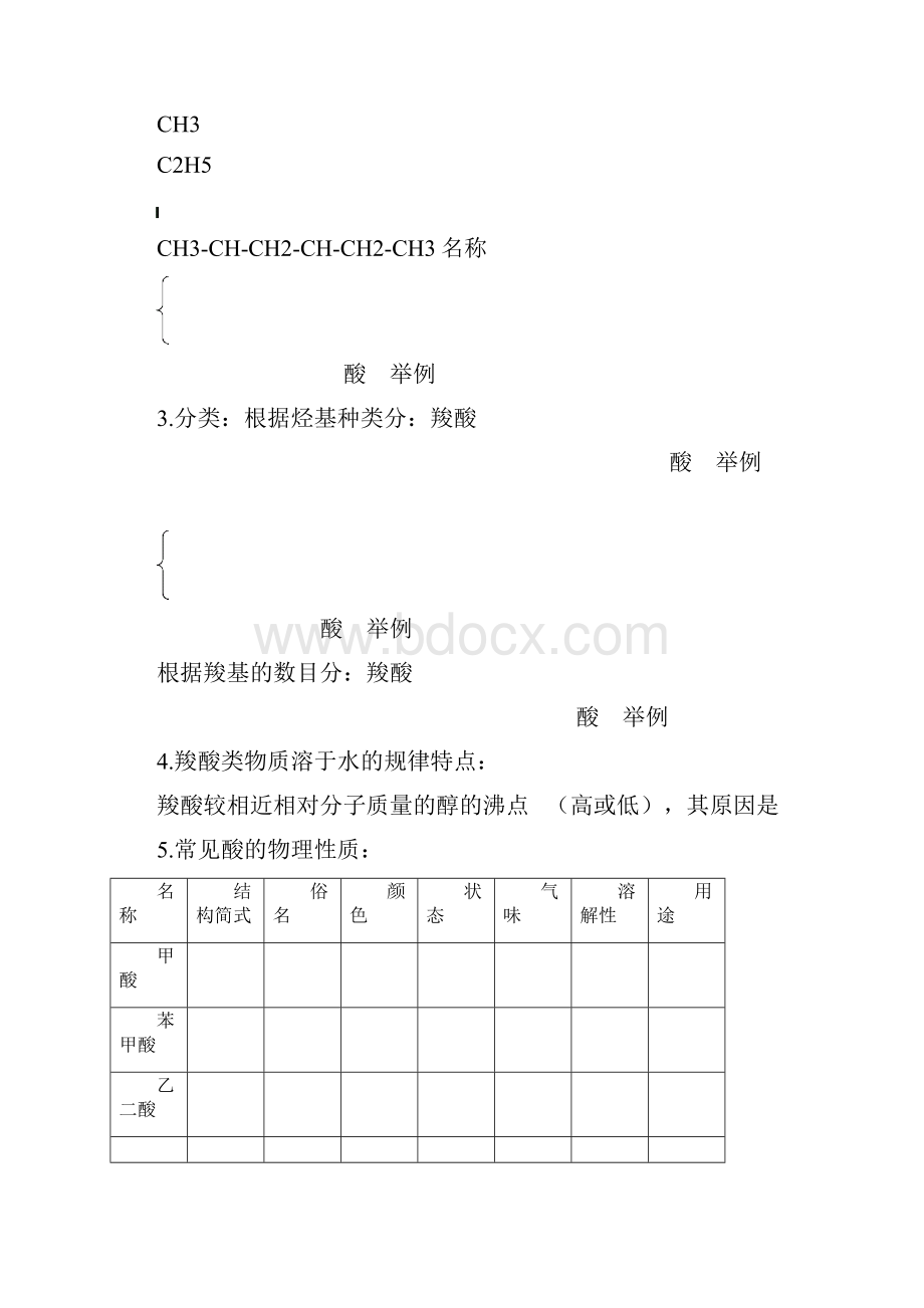 羧酸氨基酸和蛋白质学案一 张子强.docx_第2页