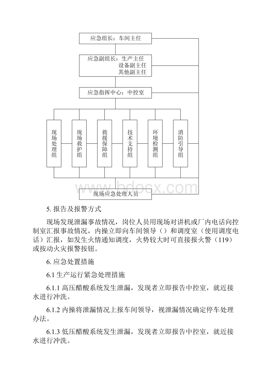 PTA化学危险品醋酸泄漏事故应急预案.docx_第3页