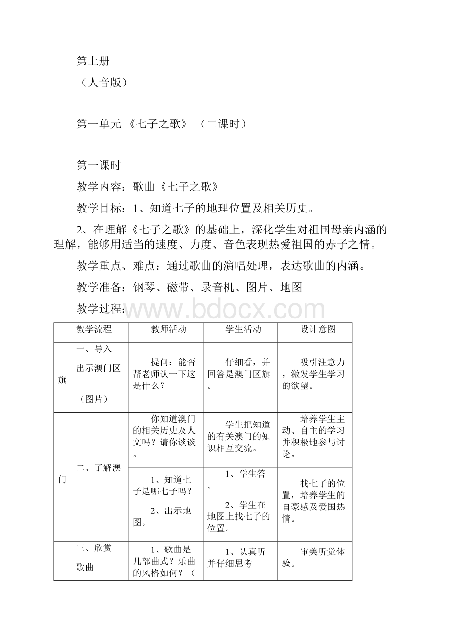 人音版七年级音乐上册教案.docx_第2页