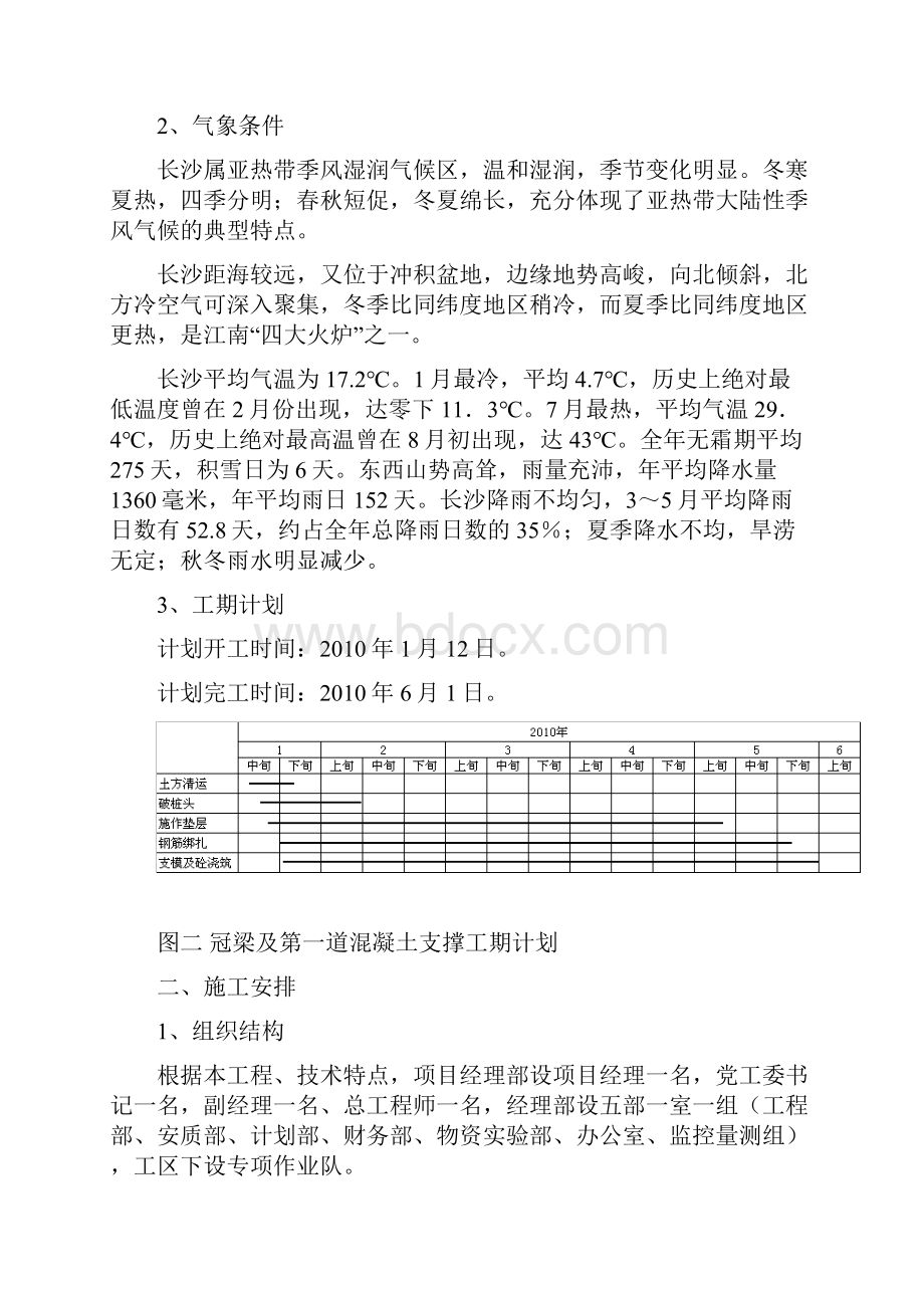 望城坡站冠梁及第一道混凝土支撑施工方案.docx_第2页