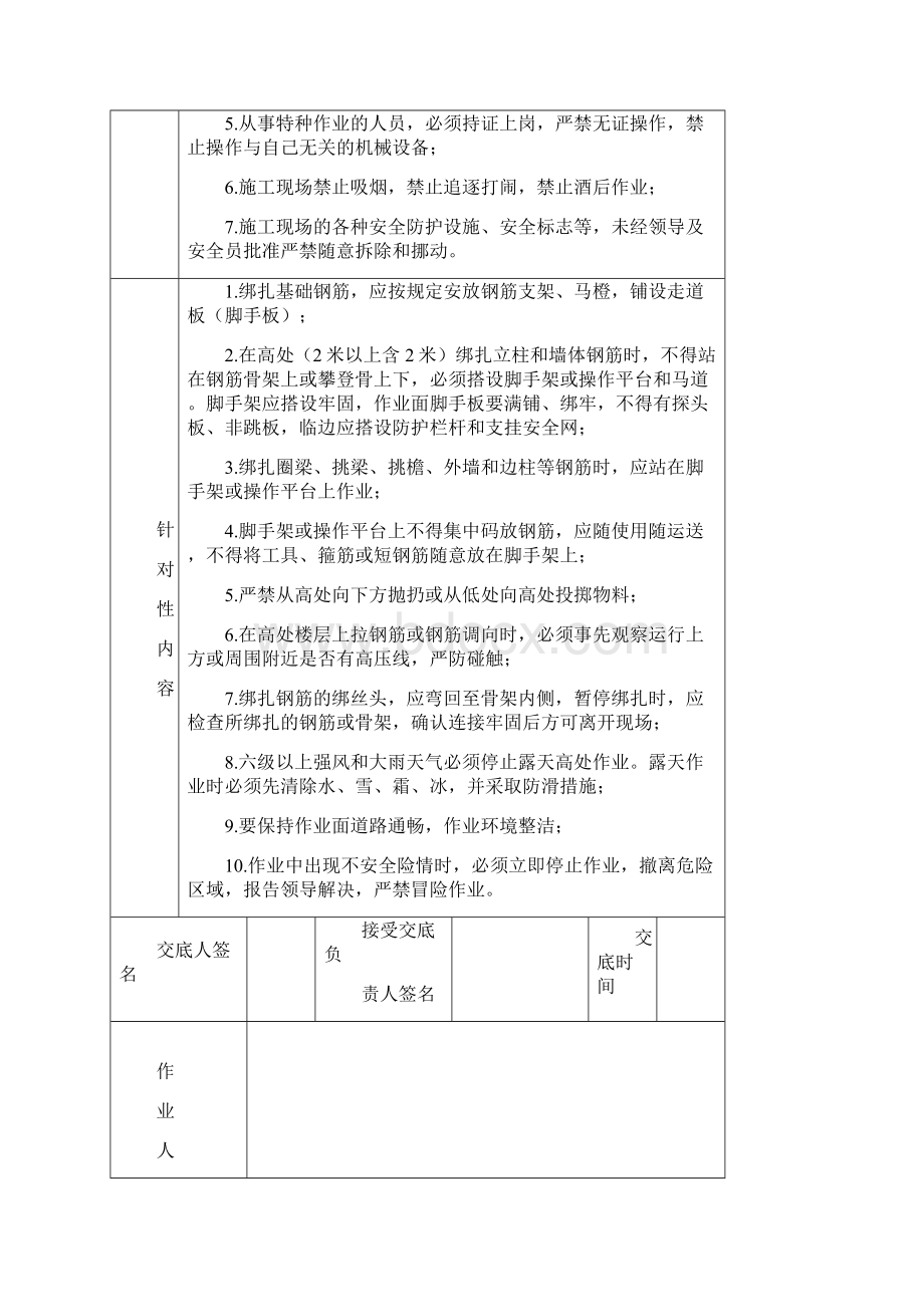 分部分项安全技术交底大全通用.docx_第3页