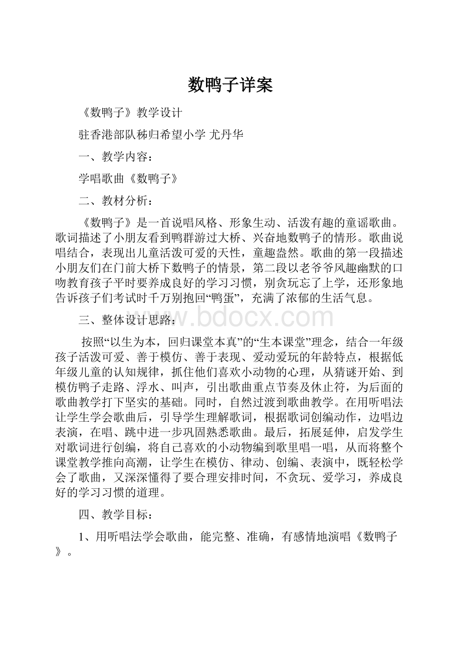 数鸭子详案.docx