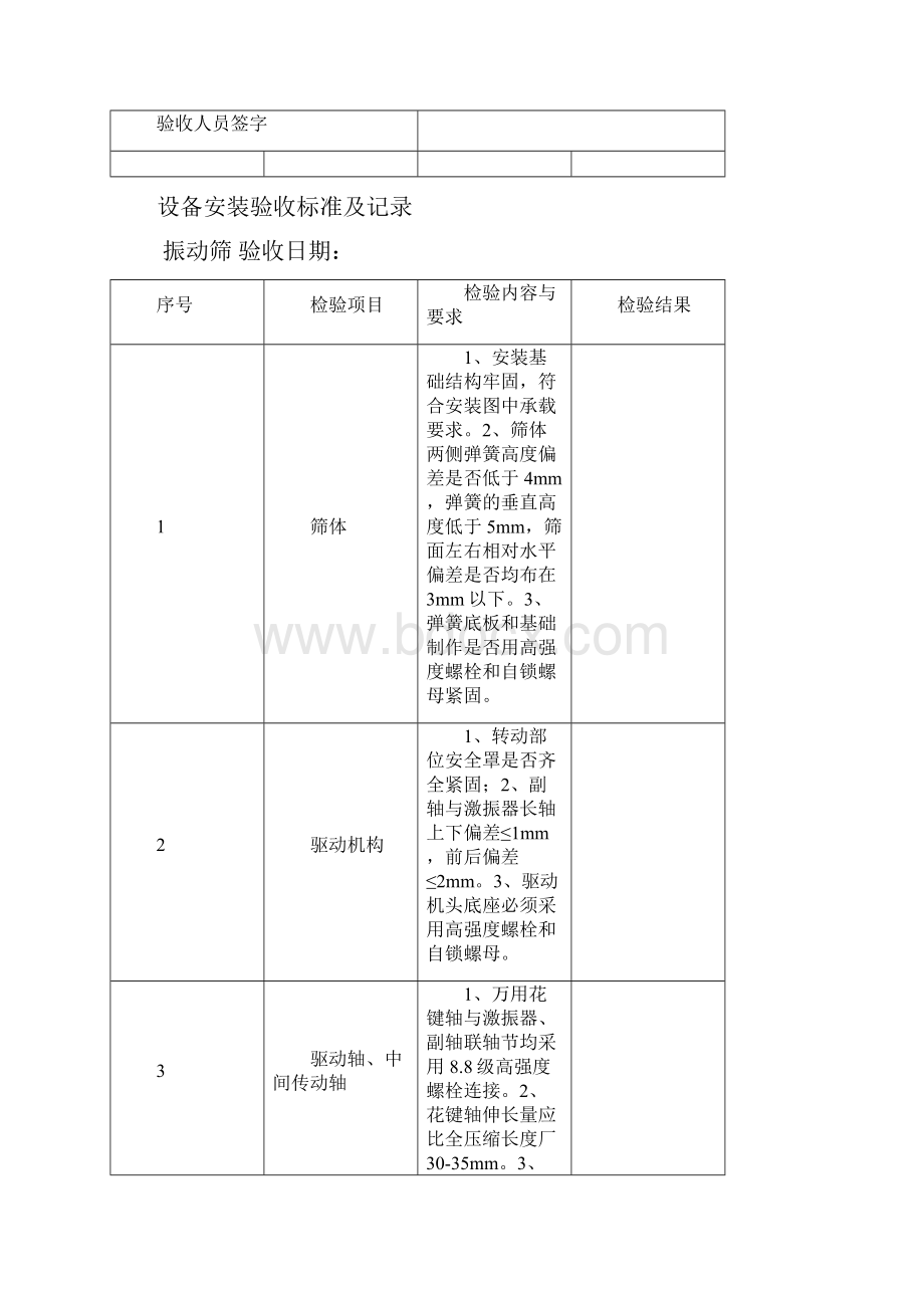 设备安装验收记录表格.docx_第3页