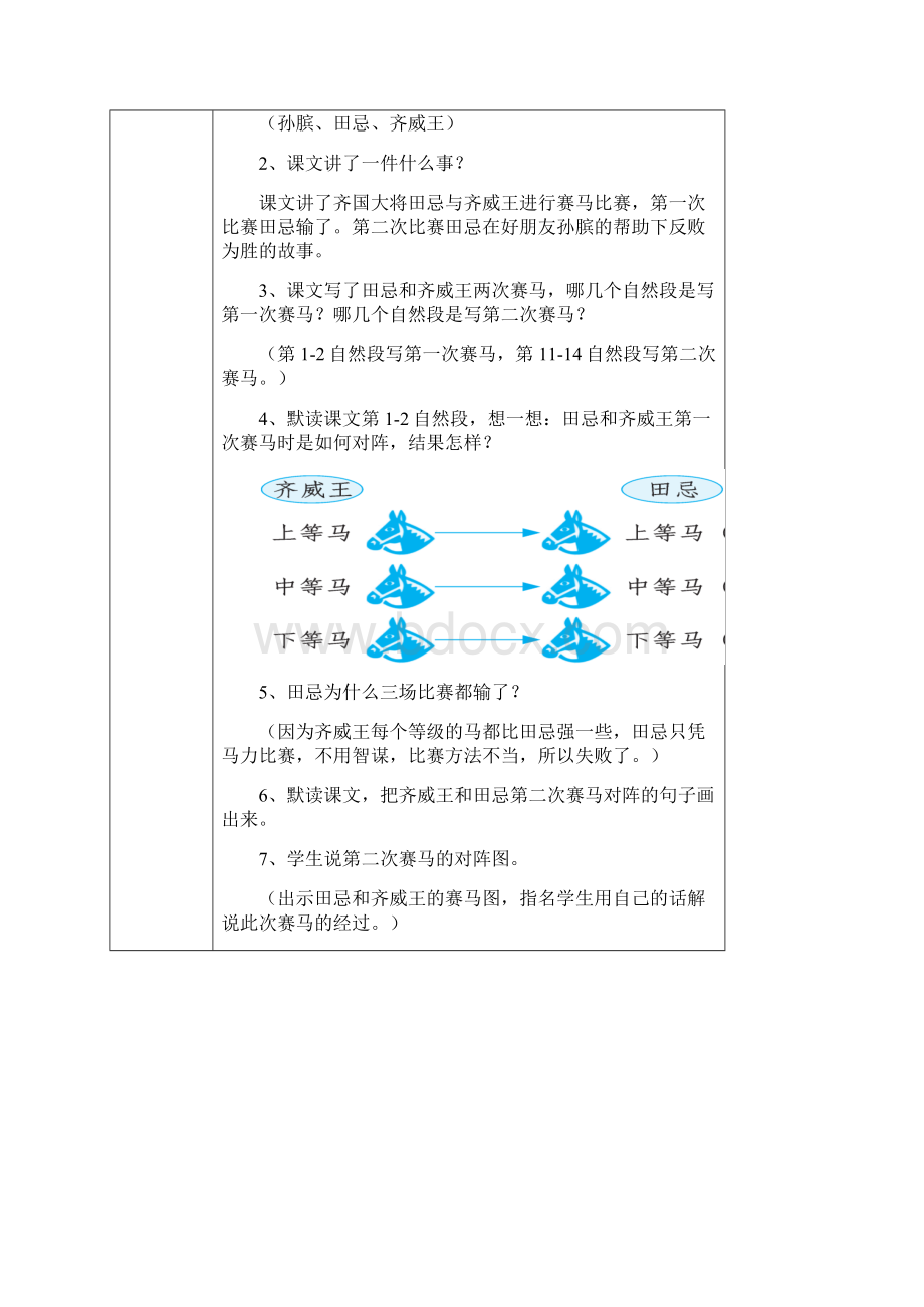 部编版五年级下册微课田忌赛马精品教案.docx_第2页