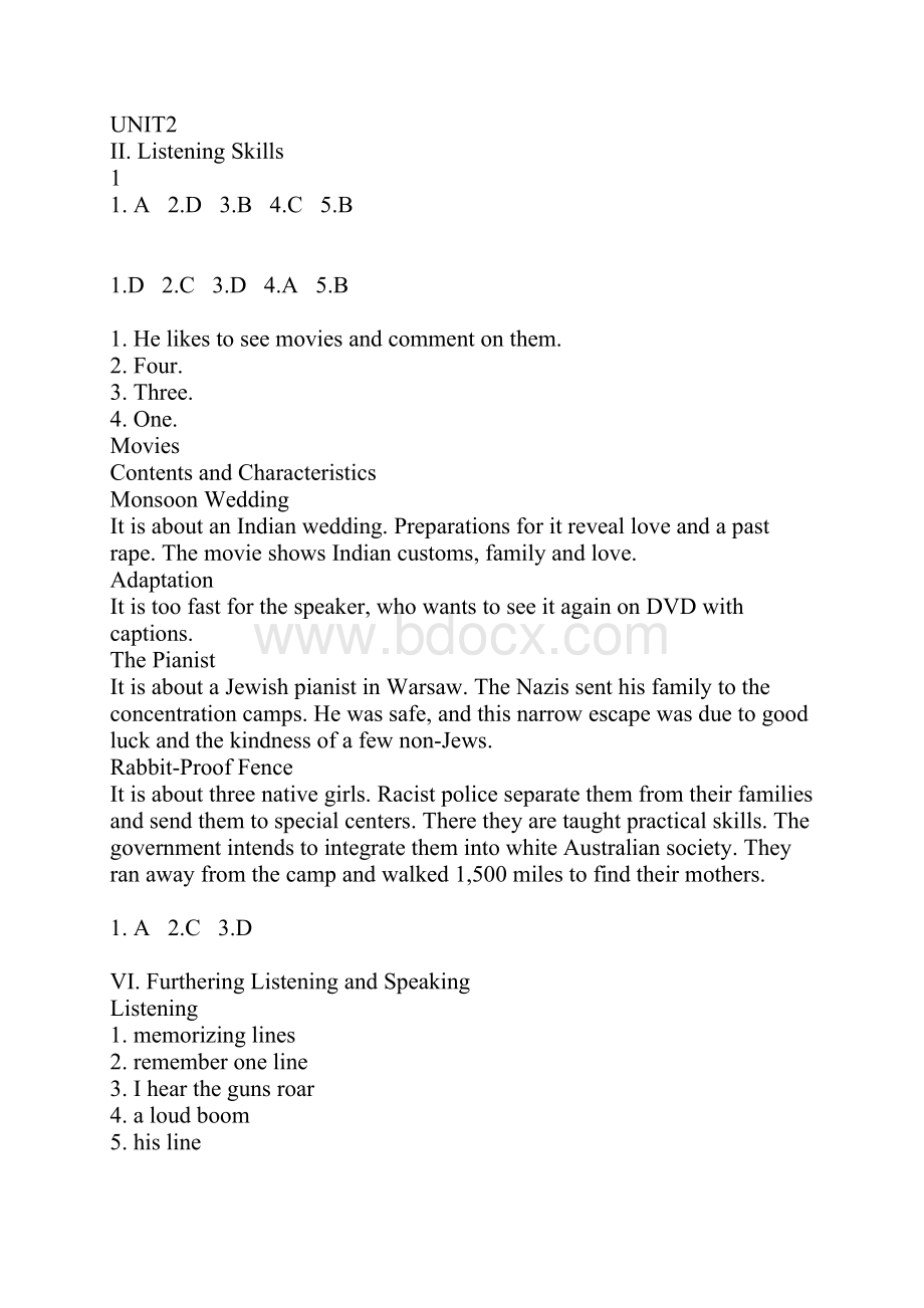 新视野大学英语视听说教程第二册答案.docx_第2页