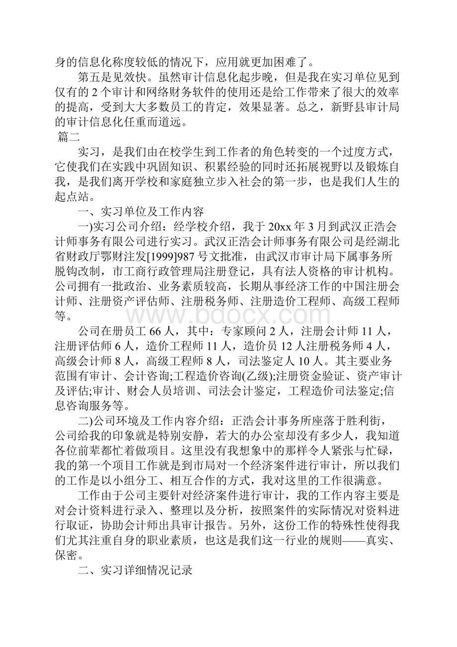 审计实习报告总结三篇完整版.docx_第3页