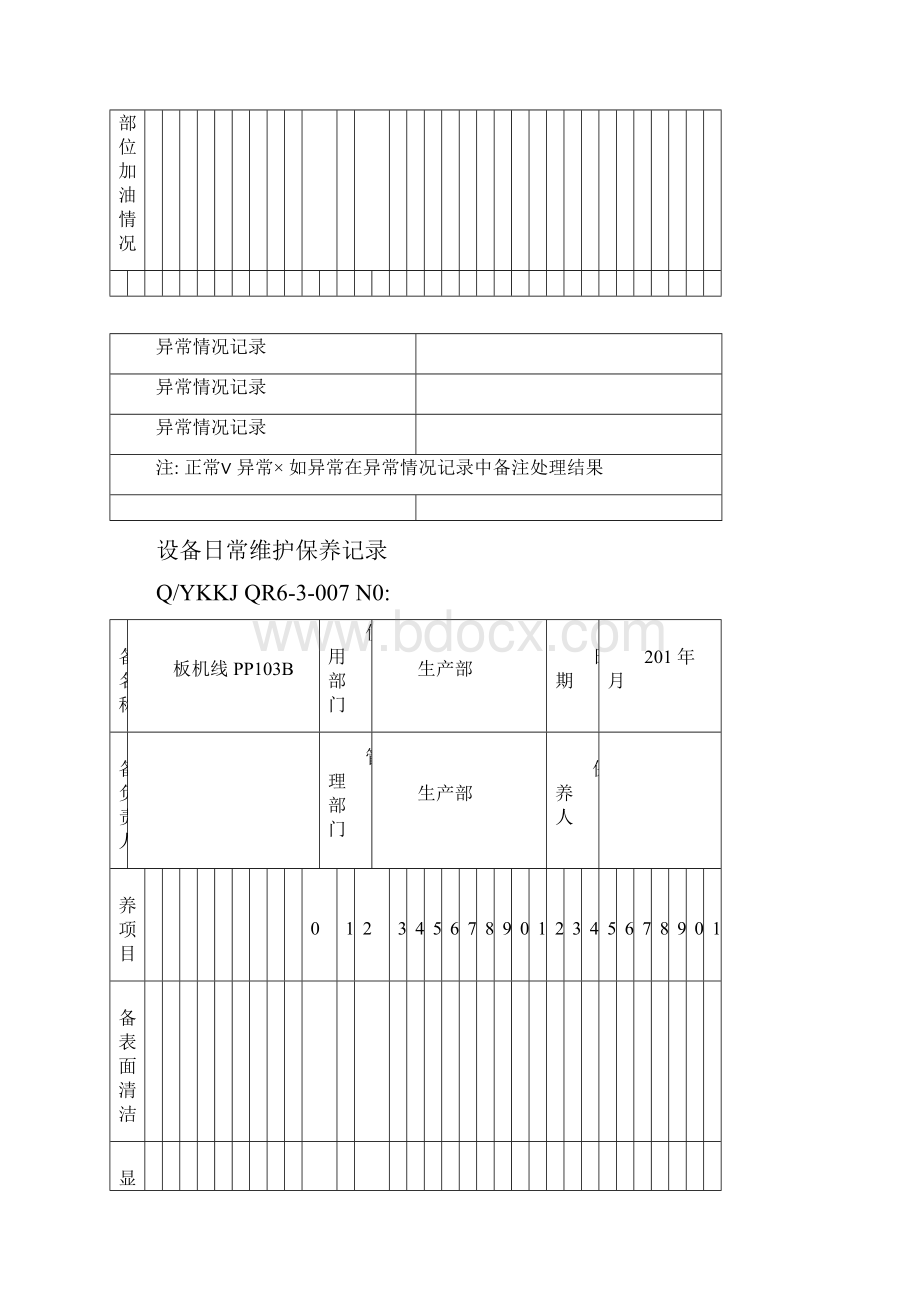 设备日常维护保养记录文本.docx_第3页