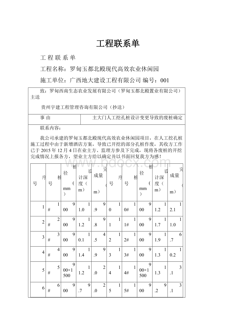 工程联系单.docx