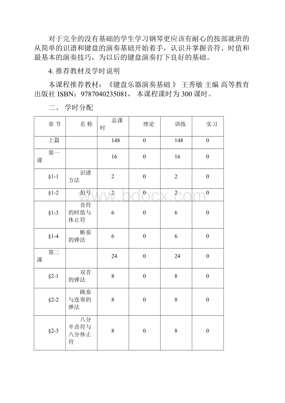 《钢琴》课程实施性教学大纲.docx_第2页