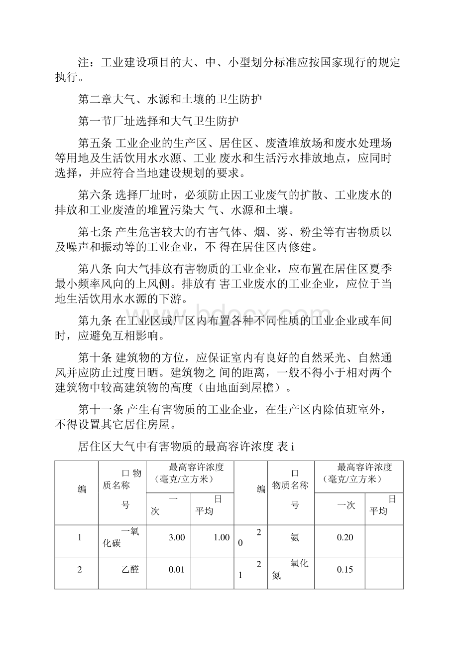 《工业企业设计卫生标准》.docx_第2页