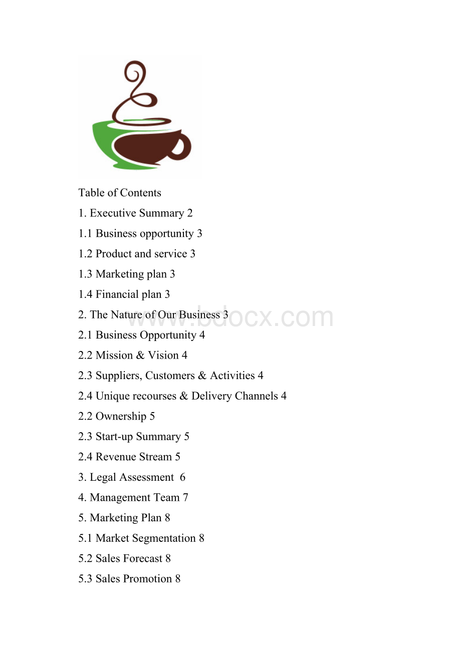 低碳咖啡馆投资报告 Low Carbon Investment in Cafe.docx_第2页