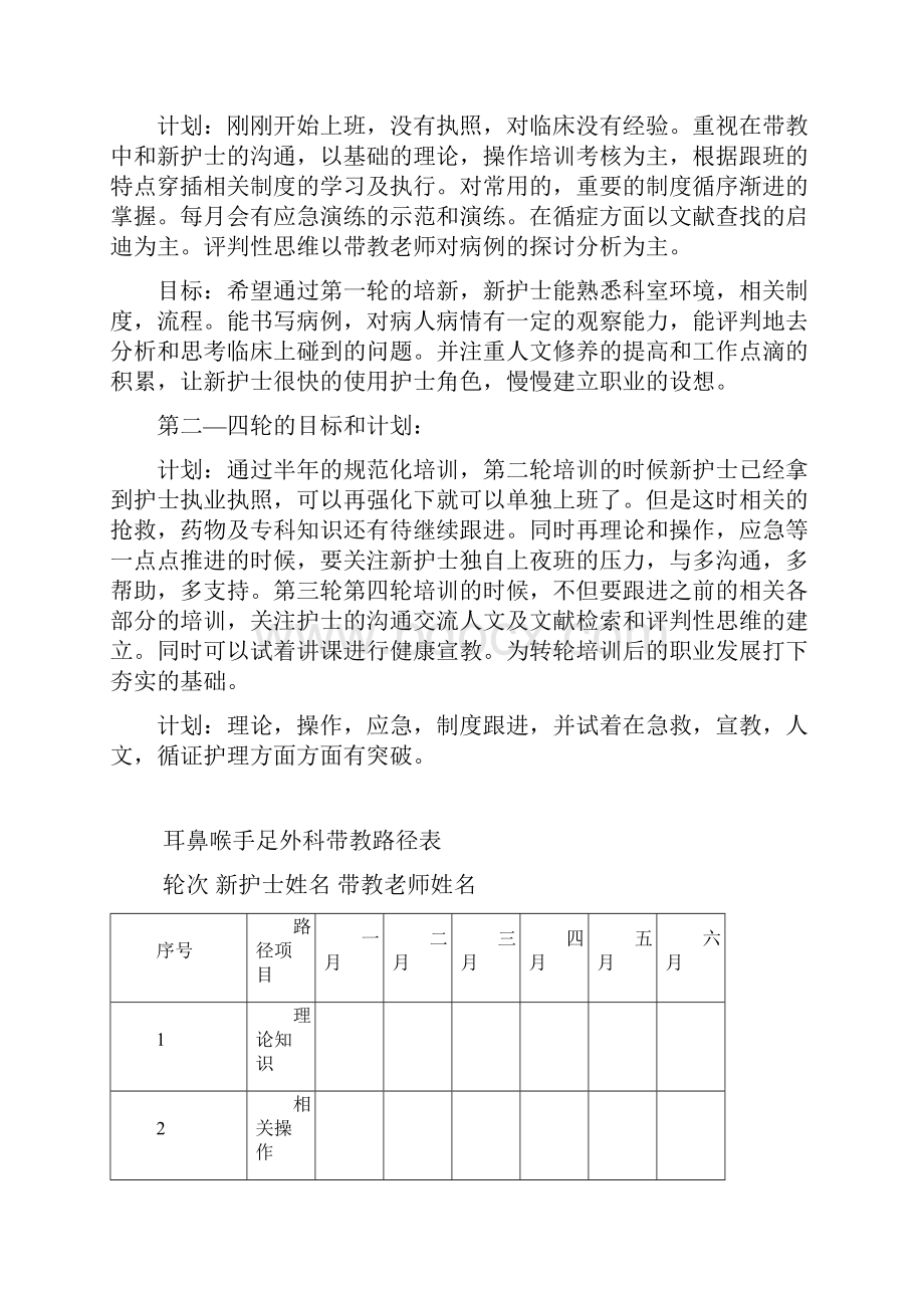 新护士规范化培训计划.docx_第2页