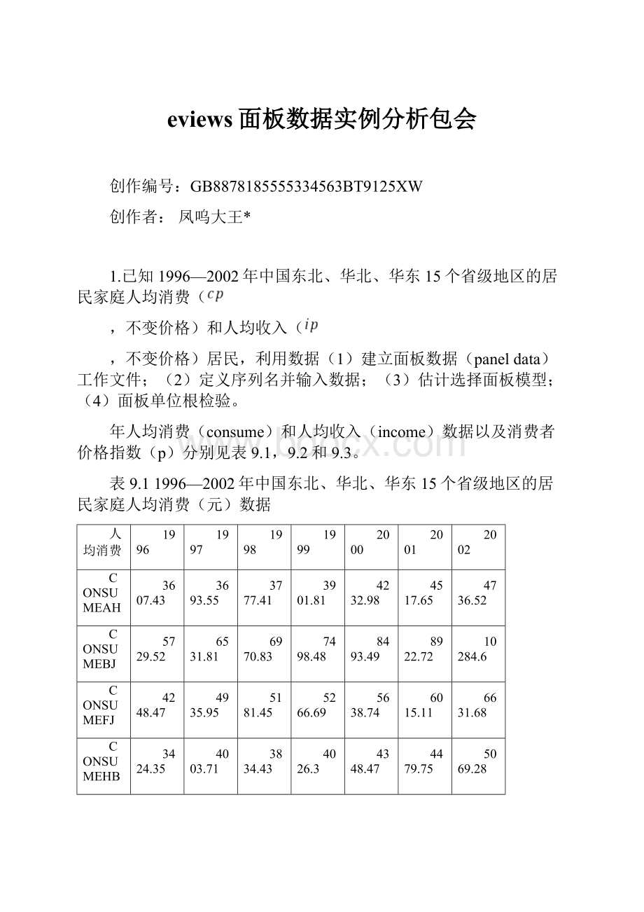 eviews面板数据实例分析包会.docx_第1页