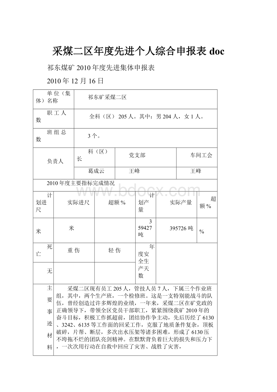 采煤二区年度先进个人综合申报表doc.docx_第1页