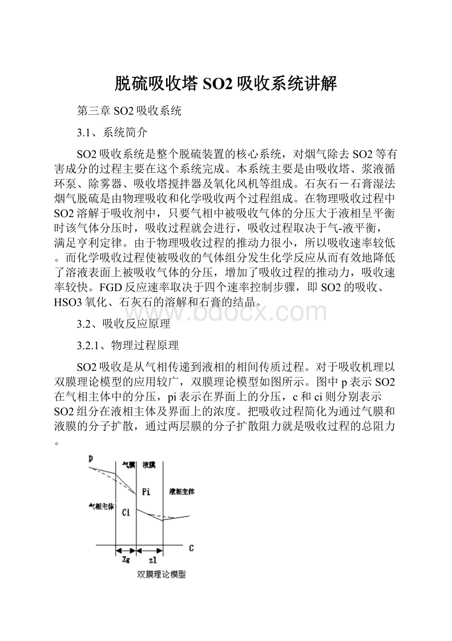 脱硫吸收塔SO2吸收系统讲解.docx_第1页