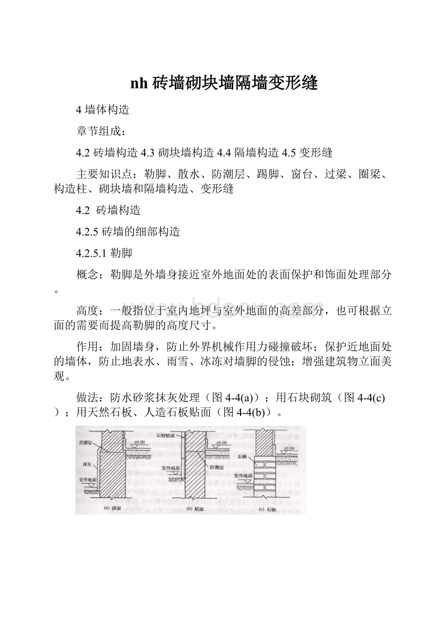 nh砖墙砌块墙隔墙变形缝.docx_第1页