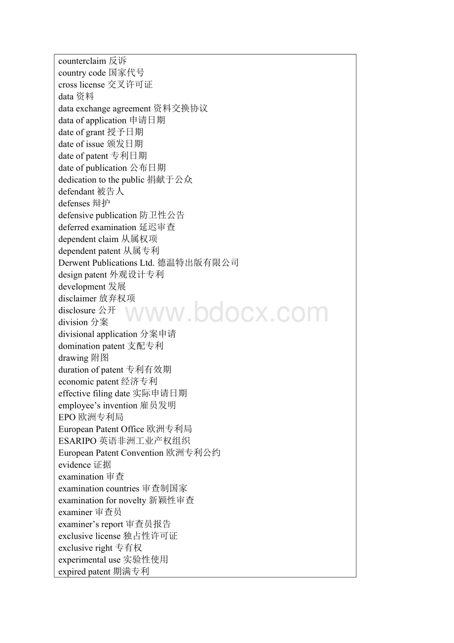 专利术语中英对照.docx_第3页