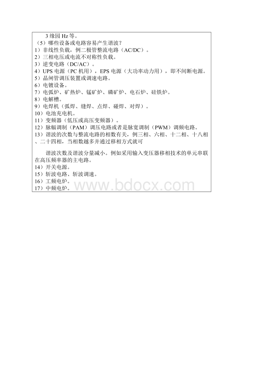 谐波的基础知识谐波谐波的种类及谐波频率计算.docx_第2页