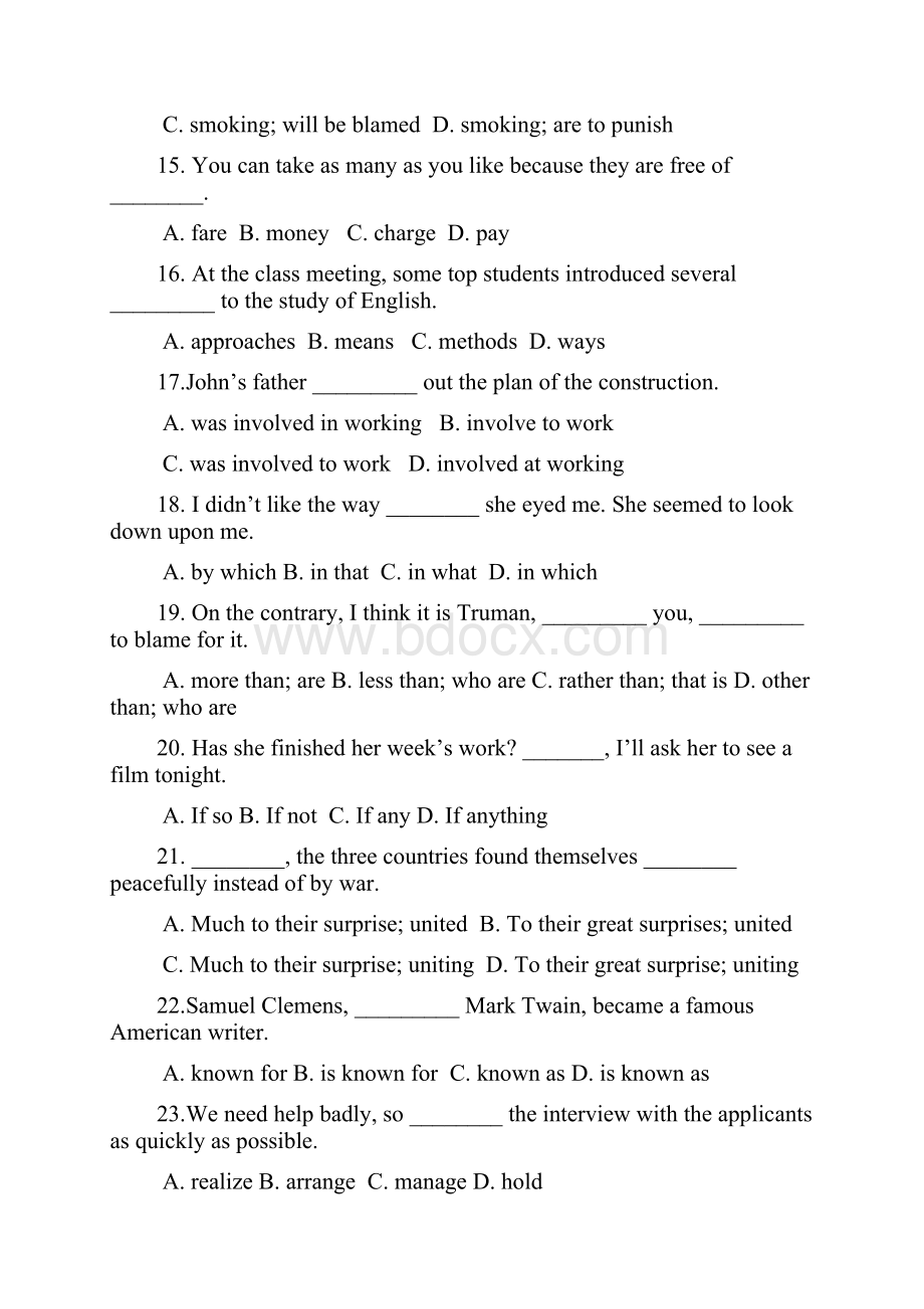 高二英语上册期末调研测试题10.docx_第3页