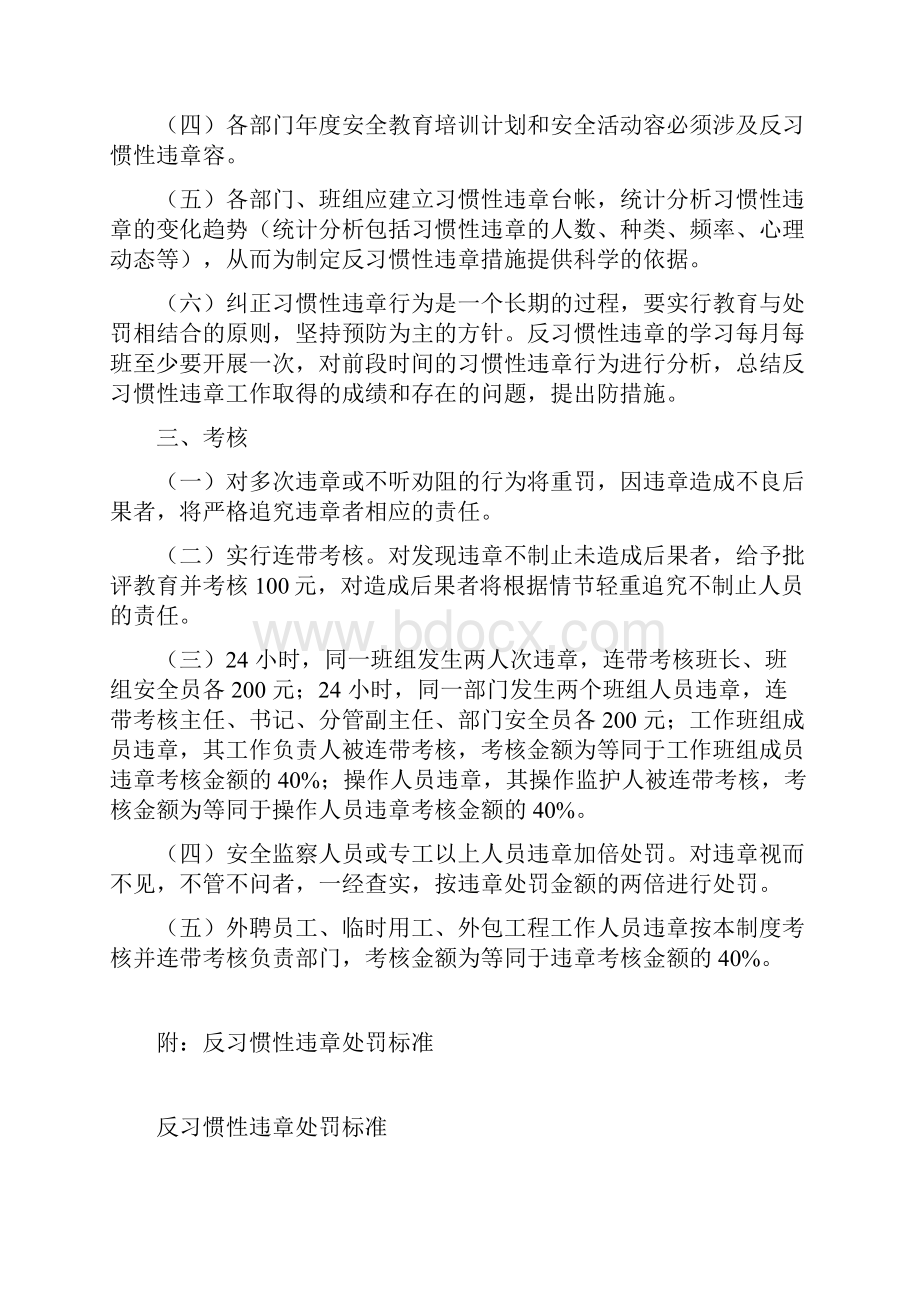 电厂反习惯性违章管理制度.docx_第2页