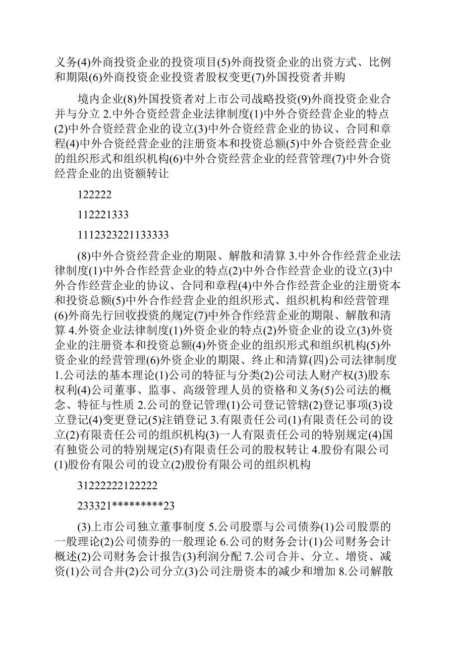 注册会计师《经济法》考试大纲.docx_第2页