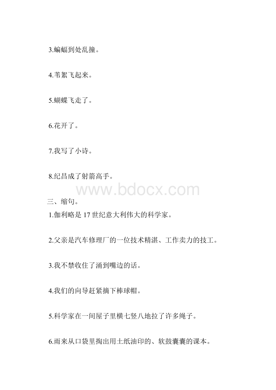 四年级语文小学四年级语文专项复习《句子》配语文s.docx_第2页