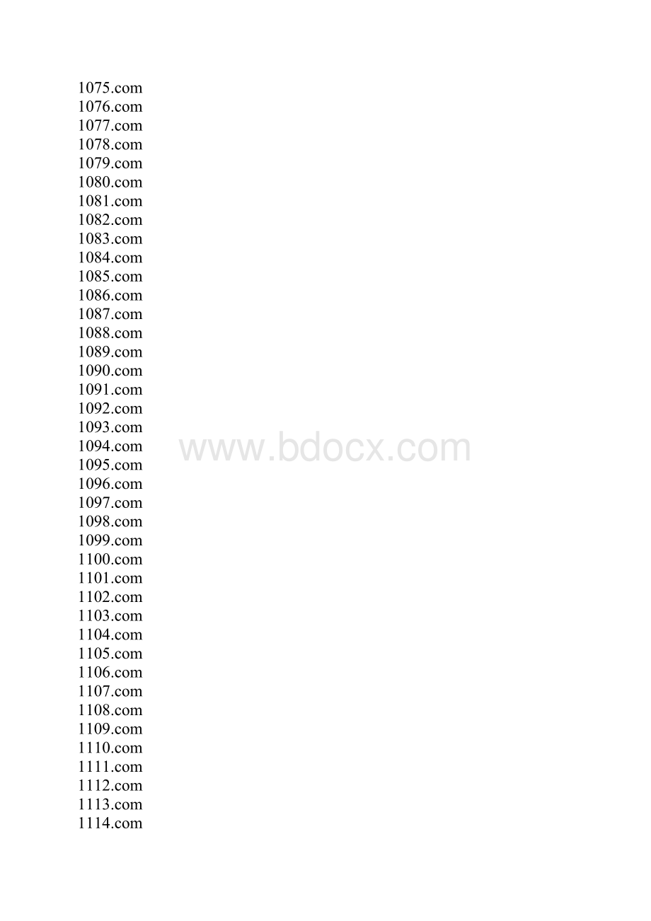 10000个COM后缀4数字域名.docx_第3页