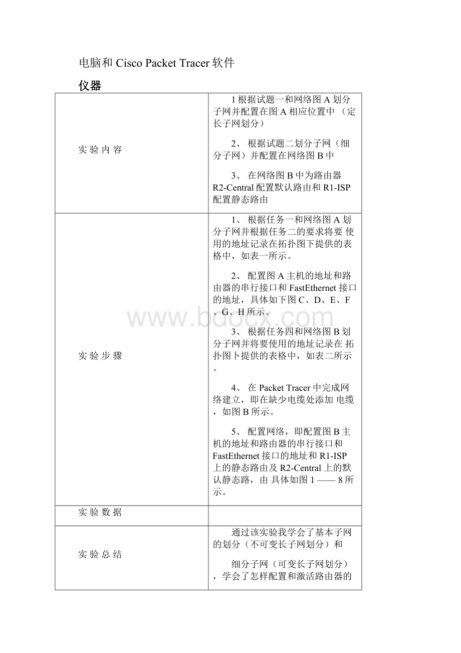 cisco路由器与子网的综合配置.docx_第2页