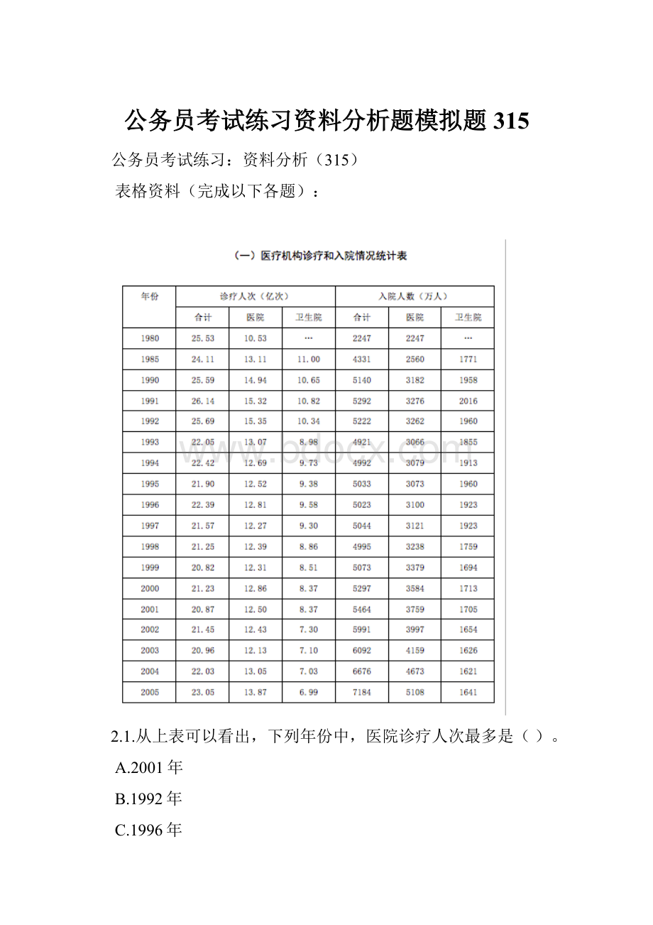 公务员考试练习资料分析题模拟题315.docx_第1页