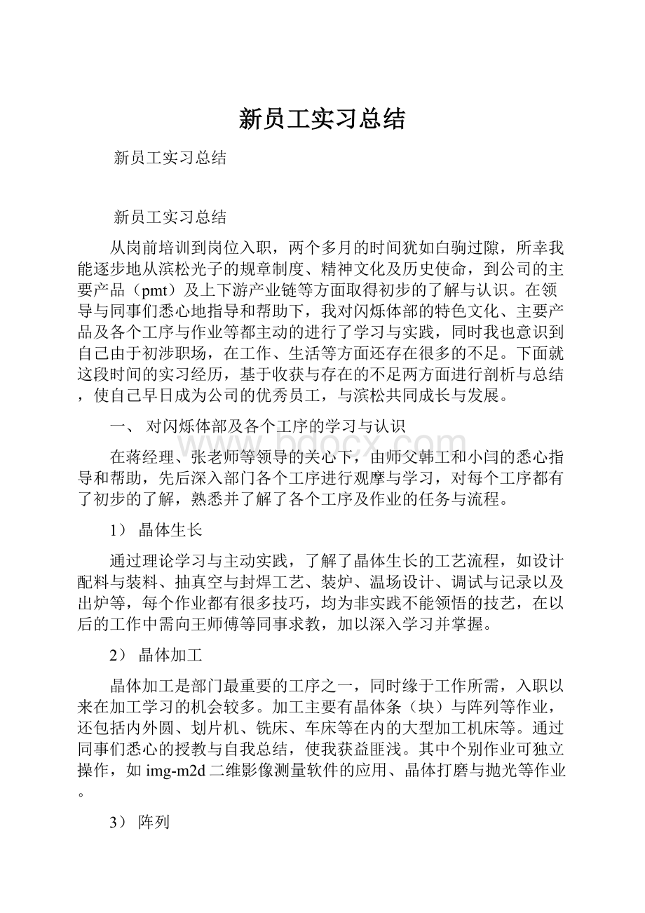 新员工实习总结.docx_第1页