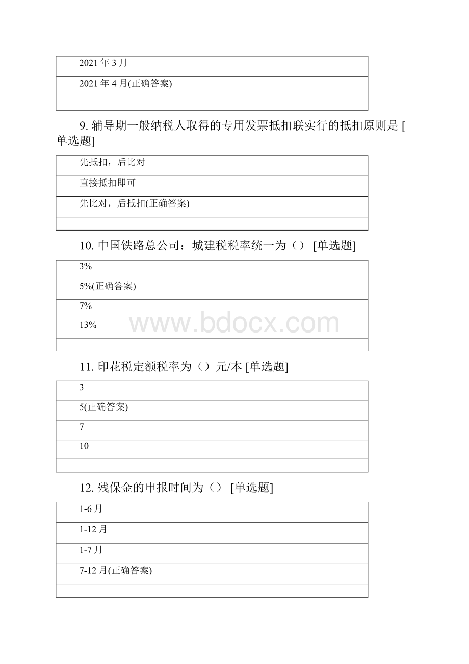 快手直播电商税务知识必修课考题答案.docx_第3页