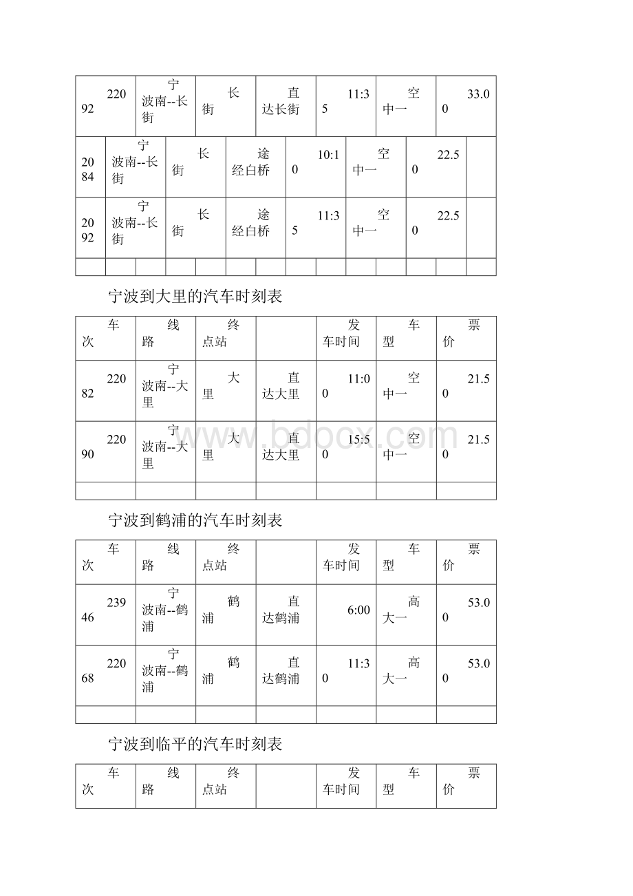 宁波汽车南站时刻表查询最新.docx_第2页