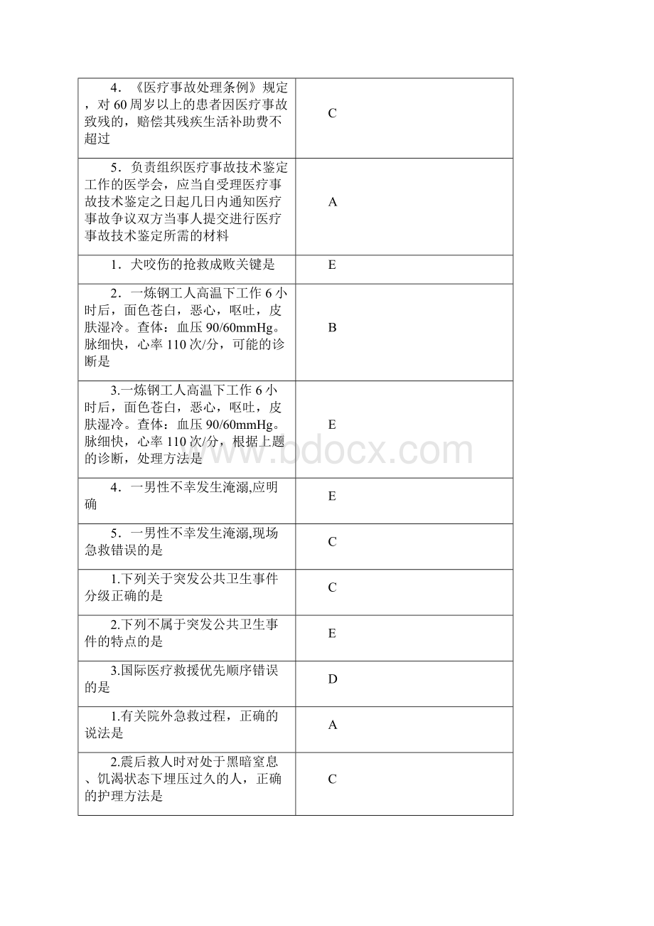 乡村医生考试题目答案.docx_第3页