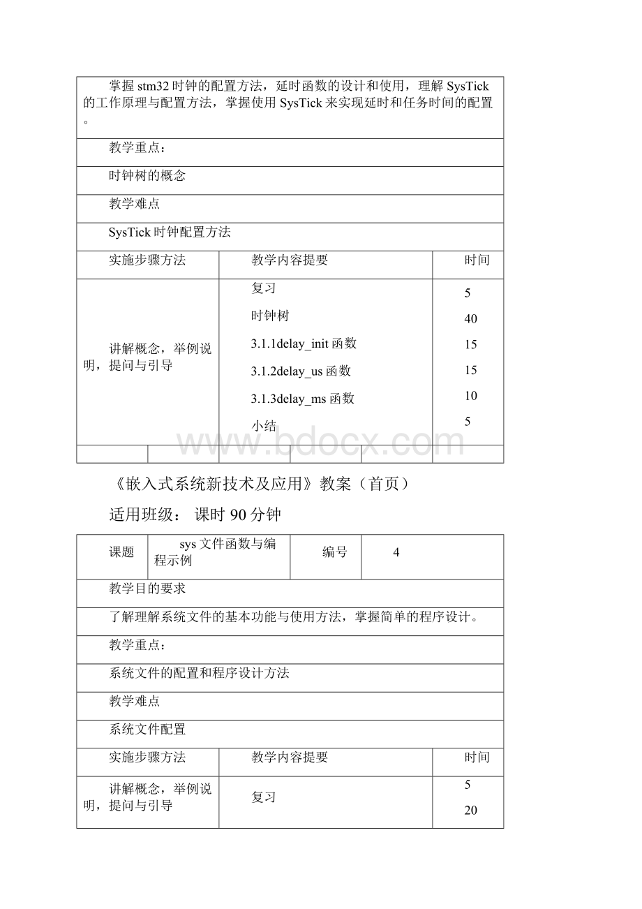 《嵌入式操作系统新技术及应用》教案首页.docx_第3页